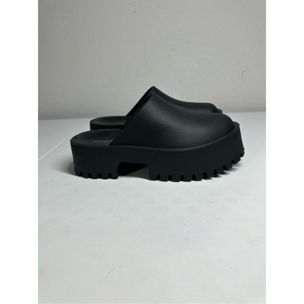Free People X Jeffrey Campbell Bae Platform Mules Black NIB Size 8  Chunky Clogs